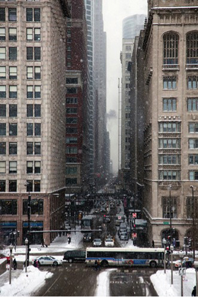 Ziema Čikāgā. Foto - no personīgā arhīva