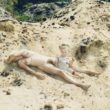 Katharina Bosse, Sand serie Portrait of the artist as a young mother, 2008